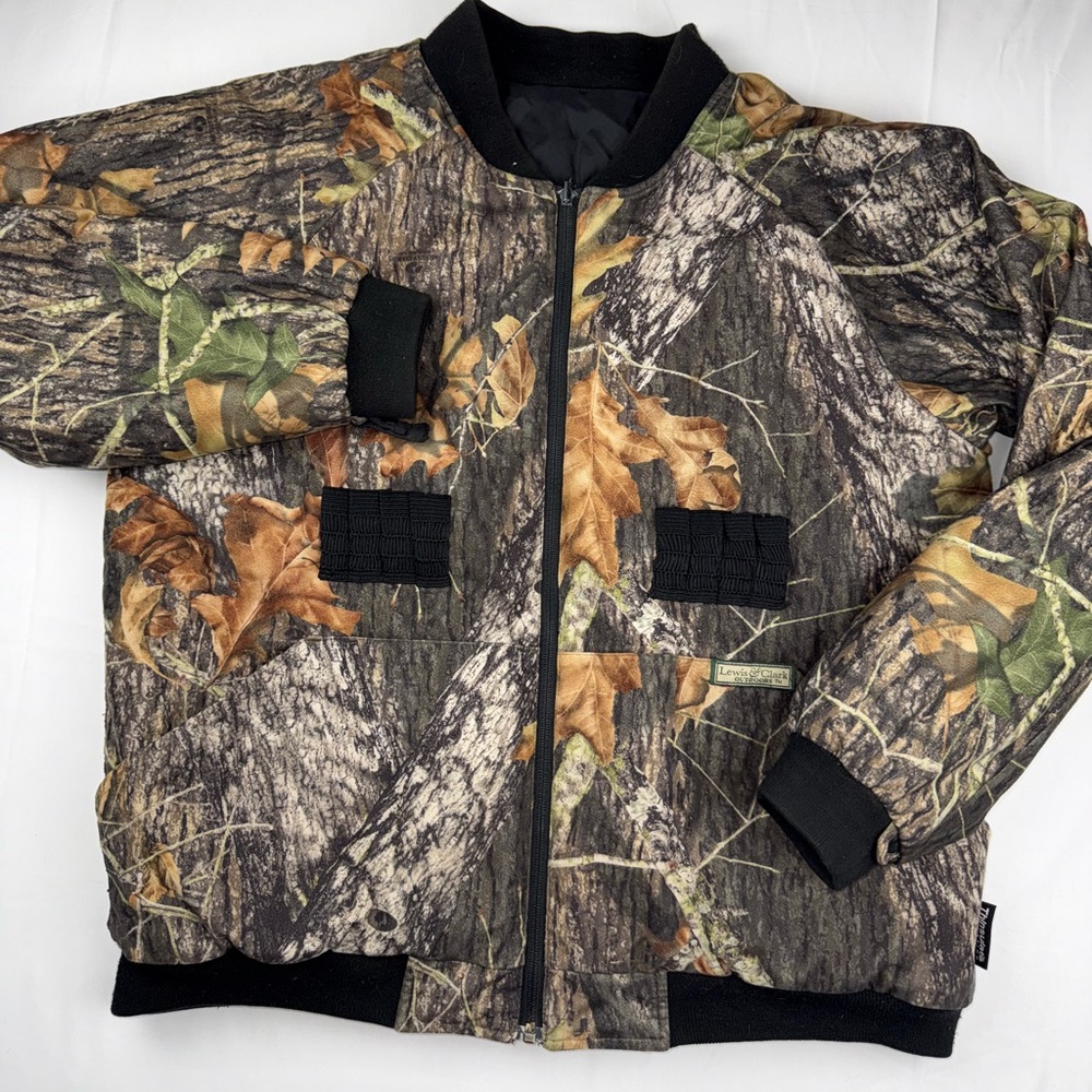 Lewis &‎ Clark Outdoors men’s hunting Camouflage bomber Jacket
